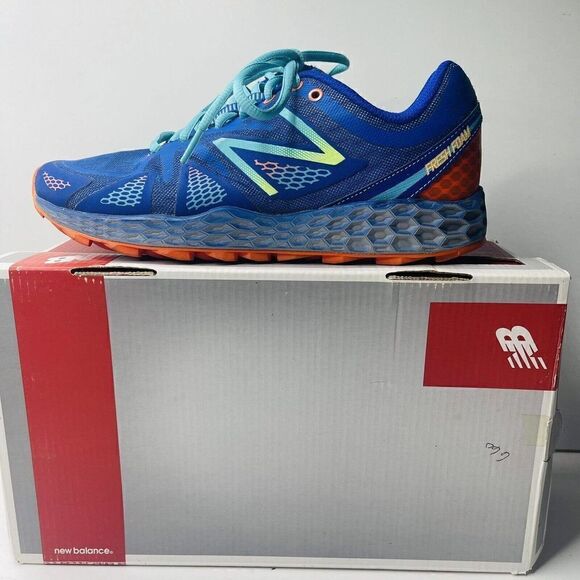New Balance Womens Running Course Athletic Shoes Size 8.5 Blue Multicolored - Picture 1 of 9